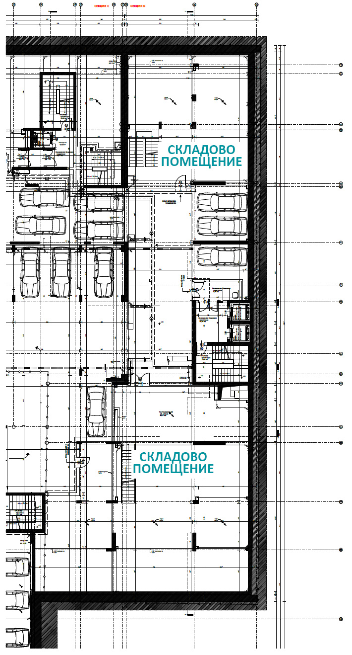 Примерно разпределение Етаж -1